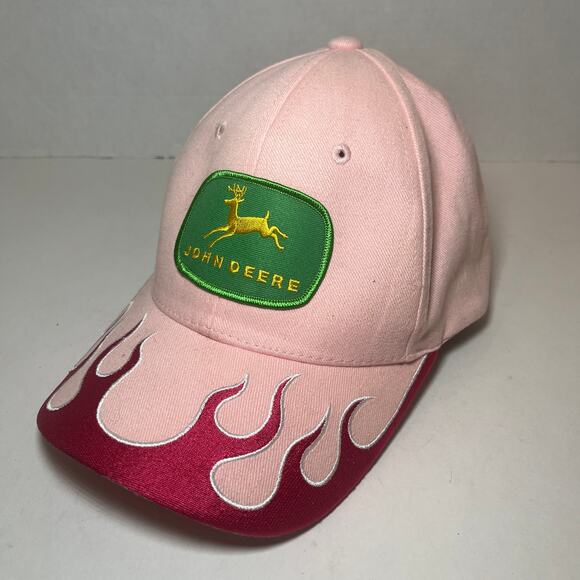 Magic Headwear John Deere Women's Flame Adjustable Hat Cap Pink One Size - Picture 1 of 7